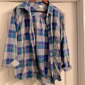 J. Crew flannel button down